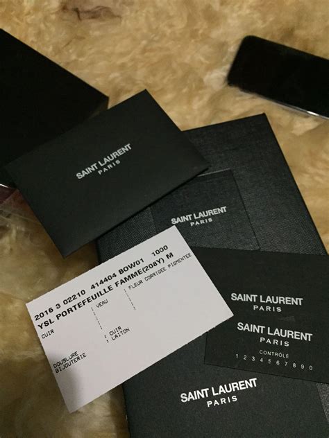 authentic ysl bag serial number|ysl authenticity check code.